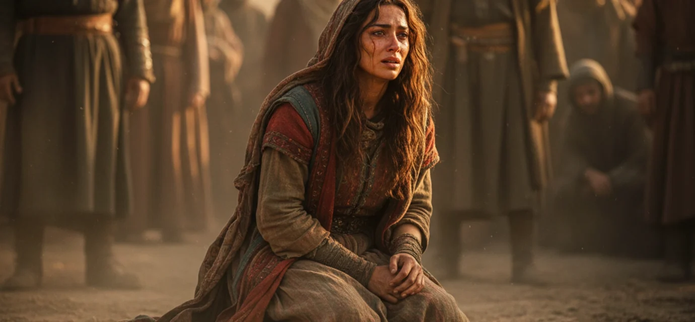 Mujer del flujo de sangre