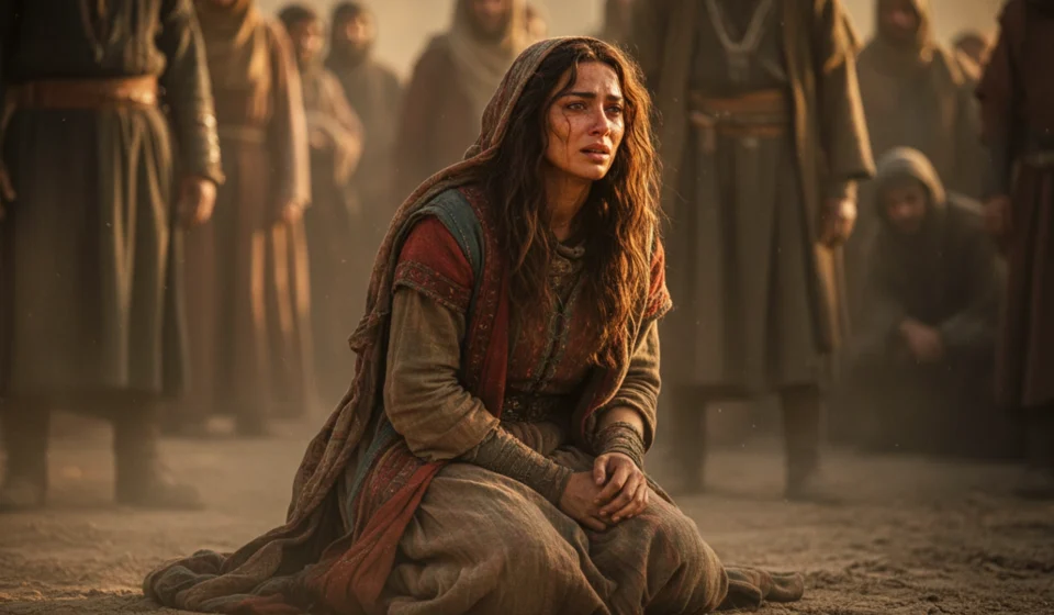 Mujer del flujo de sangre